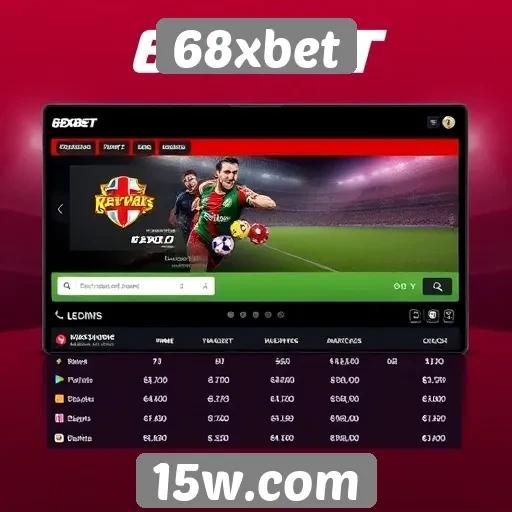 Diferenciais da plataforma de apostas 68xbet